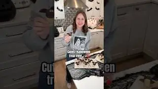 Шоколадные рожки-кейк-попсы с арахисовым маслом и летучими мышами 🦇🍫 | Простая и весёлая идея для...