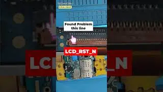 Redmi Note 4 | Graphic Solution|LCD_RST_N line Fault #mobile #shorts