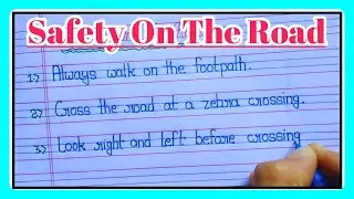 Safety Rules On The Road|Safety on the road|Safety rules |Sadak par chalne ke niyam|Data Education|