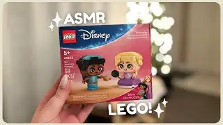 ✨ASMR Disney Mini Jasmine & Rapunzel Lego set build✨ no talking satisfying sounds