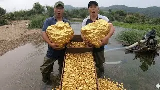Gold Panning & Dredging – Amazing Gold Discovery! #goldmines #gold