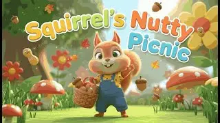 Squirrel&rsquo;s Nutty Picnic | Fun Kids Song About Nuts, Shapes & Kindness | Educational Cartoon Rhyme