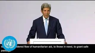 John Kerry (USA) at UN Ocean Conference - We can not separate the ocean from the climate crisis