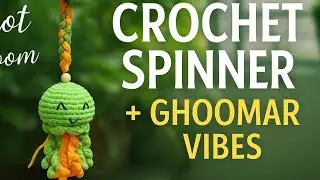 Crochet Jellyfish Wind Spinner | Ghoomar Fusion | Handmade Home Decor Idea