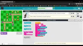 code.org | Express Course: Lesson 13 - Nested Loops in Maze