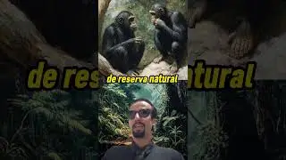 🐒🪨 #chimpanzee #comunica&ccedil;&atilde;o #distancia #africa #pedras