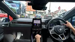 [#3 - UK Road Driving] Renault Clio TCe 90 RS Line 2022 Reading City Drive, Manual Transmission