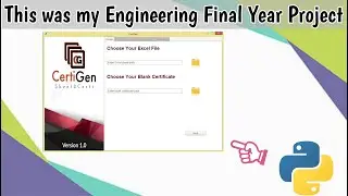 Final Year Project Computer Science | Python Tutorial | Python 3 Tutorial | Python Tutorial in Hindi