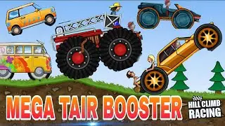 Vehicle Mega Tair Booster😱Part 1-Hill Climb Racing Game || Keerthesh Hcr ||