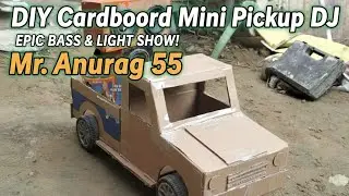 Mini DJ Pickup Truck Kaise BanayeCardboard Se DJ Setup Banana SikheFull Tutorial: DIY DJ Truck Model