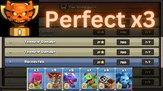 Three PERFECT CWL in Champ 1 for me! 21 triples in 21 attacks!