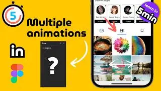 The NEW way to create different animations at the same time in Figma