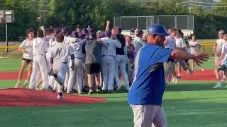 Matt Bruno closes it out with a strikeout and Rumson wins its second straight Central Group 2 title
