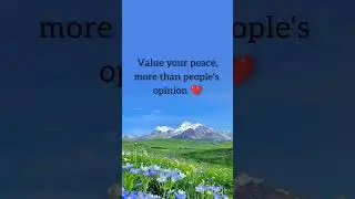 ✨ Peace Over Opinions ✨ #peace #peaceofmind #mentalhealth