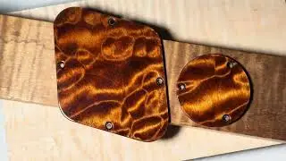 Quilt maple backplates for PRS Private Stock Singlecut 594 in Sandstorm finish