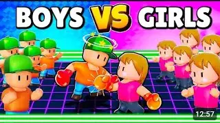 Stumble gas gaming girls vs boy stumble guys #stumble guys #Hardik gaming 