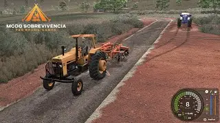 Iniciando do zero no modo sobrevivência #10 | Arado pesado | Farming simulator 25