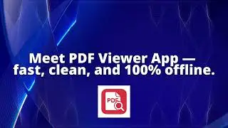 All-in-One PDF Viewer &ndash; Fast, Offline & Free | Convert Images, Add Watermarks