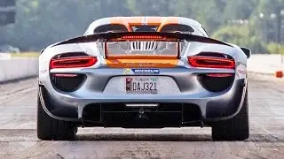 Porsche 918 Spyder Goes DRAG RACING & More!