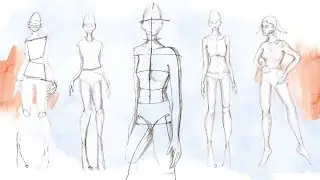 Kreative Mode zeichnen lernen - Figurine #4