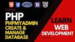 Create & Manage Database | PHPMYADMIN with detail | Import & Export Database