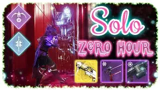 Solo Flawless Heroic Zero Hour Mission - Hunter - Season Of The Arrivals - Destiny 2 Commentary