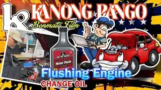 Flushing Car Engine and Changing Oil