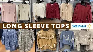 😍ВСЕ ЖЕНСКИЕ ТОПЫ С ДЛИННЫМИ РУКАВАМИ В WALMART‼️ ЖЕНСКАЯ ОДЕЖДА WALMART | ПОКУПАЙТЕ В WALMART СО...