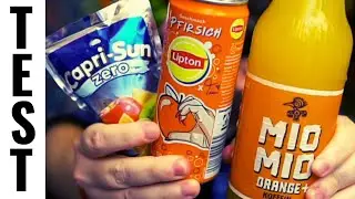 capri sun vs. lipton eistee pfirsich vs. mio mio orange koffein