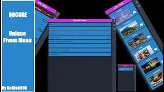 Unique Fivem Menu (Multiple Jobs System, Rules System, Job Ping System) QBCore, Custom NUI