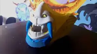 fazendo Mascara samurai mempo em eva