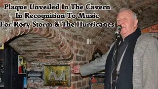 Rory Storm And The Hurricanes Plaque Award, Cavern Club, Liverpool 16-1-17