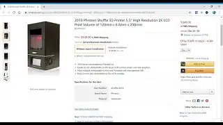 2019 Phrozen Shuffle 3D Printer