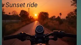 The Sunset 🌇 ride of Hunter 350 #shorts  #explore  #viral 