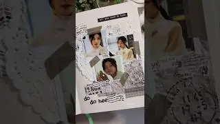 Scrapbooking | My Demon Do Do Hee 🤩🤍 | Kdrama Journal #shorts #scrapbook #journal #fyp