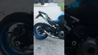 Suzuki GSX-S1000 2022 Dominator Slip-on GP3 Cold start