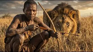 Real Survival in Africa: Hadzabe Hunters Face Lions on the Savanna