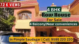 4 BHK row house for sale-Pimple Saudagar|Resale house in Pune #propertyforsale #punepropertyguide