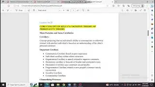 PSY405 short notes 23-27#vu #Final term