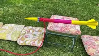 3D Resin Printed Mach 2 Rocket and Ejection Charge Test
