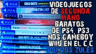 VIDEOJUEGOS DE SEGUNDA MANO BARATOS DE PS4/PS3/3DS,GAME BOY, WIIU, ETC EN EL CC POLVOS AZULES