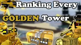 Ranking Every GOLDEN TOWER In Tower Defense Simulator