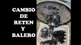 Otra falla inesperada cambio de reten y balero vw sedan.