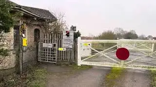 Westbrook Lane (MWL) Userwork Level Crossing (Nottinghamshire) Saturday 15.02.2025