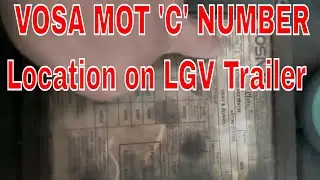 Trailer MOT 'C' Number - GOV.UK MOT History