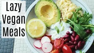Super Lazy Vegan Meal Ideas!  { healthy + easy }