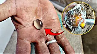 BENERAN BERKILAU‼️BATU KRISTAL YANG SAYA TEMUKAN DI HUTAN DI PROSES MENJADI BATU BERHARGA