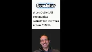 Newsletter Recap for Nov 9 2025 + Q&A #LetsGoDoItAll #Live 📱