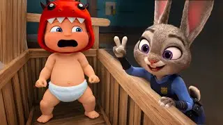 Baby Dino and ZOOTOPIA Play Hide and Seek!