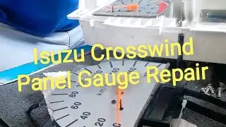 Isuzu Crosswind Panel Gauge Repair /issue :Black out #diy #automotive #mechanic #tips #electronics